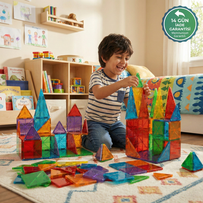 ZoyoKids™ MegaMag - Manyetik yapılarla, hayal gücünü geliştir!
