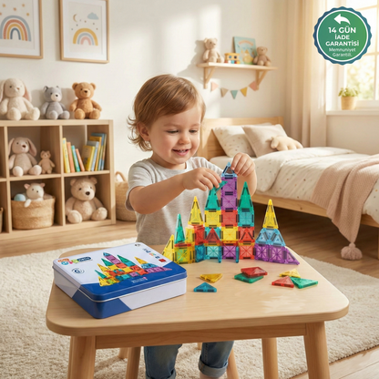ZoyoKids™ MiniMag - Manyetik yapılarla, hayal gücünü geliştir!