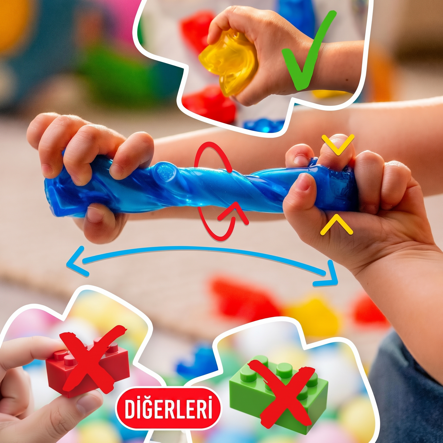 ZoyoKids™ Mıncır - Yumuşacık Bloklarla Hayalini İnşa Et!